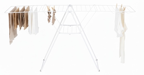 Tendedero Hangon con Alas 25m Blanco - Con Accesorio para Calcetines